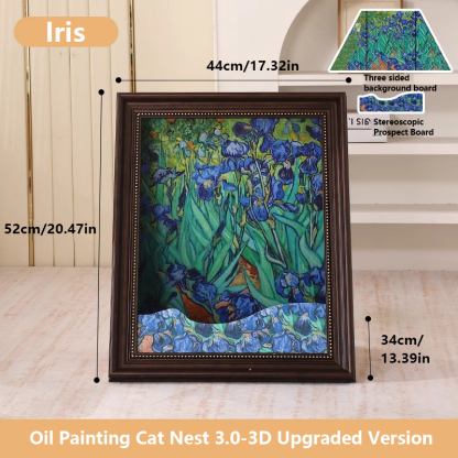 Mona Lisa Cat Bed