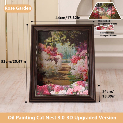 Mona Lisa Cat Bed
