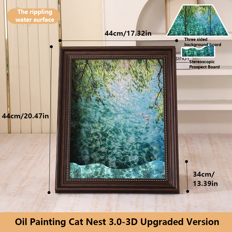 Mona Lisa Cat Bed