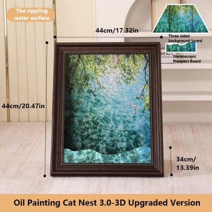 Mona Lisa Cat Bed