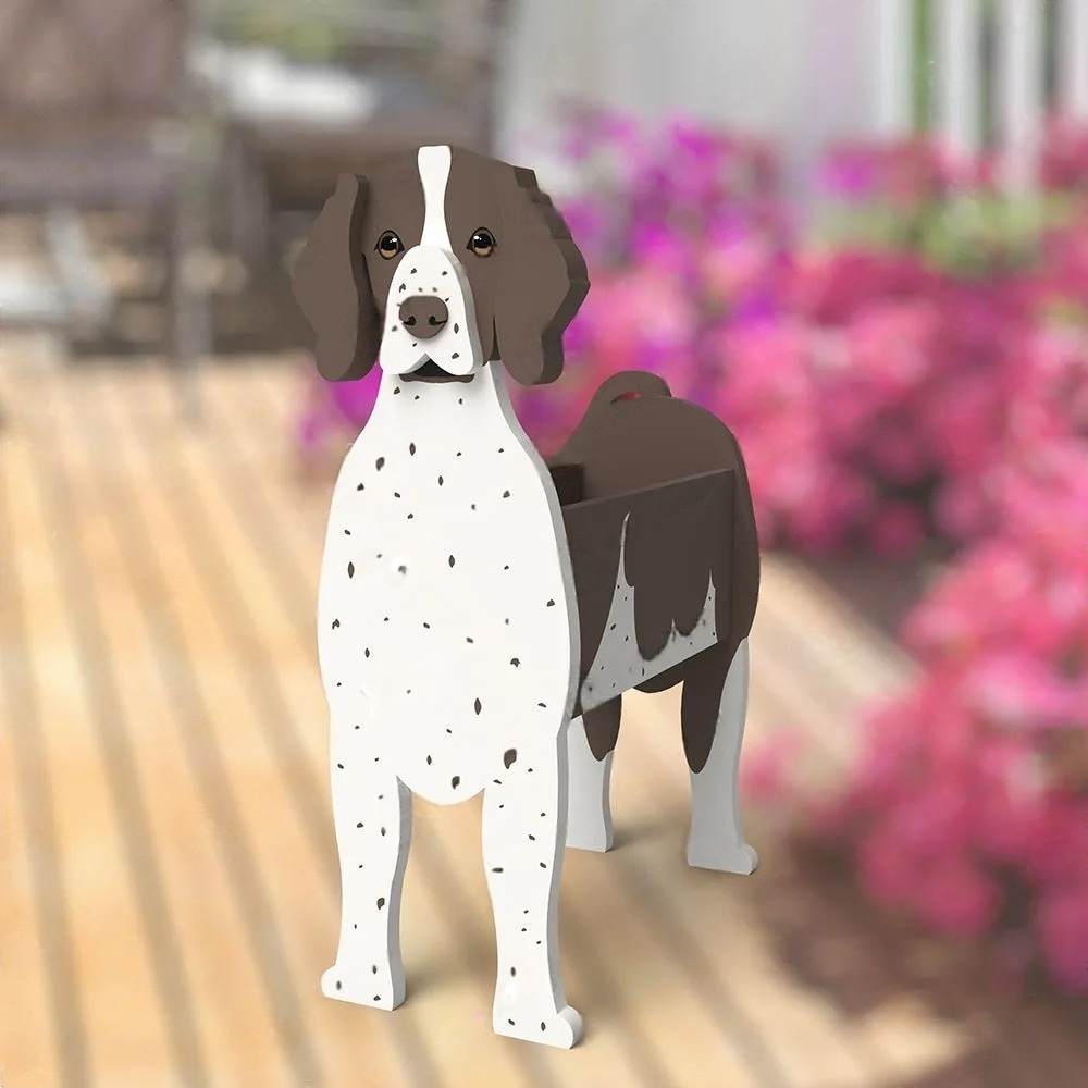 German Shorthaired Pointe Planter
