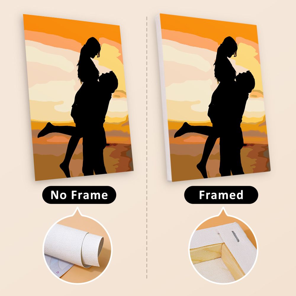 6 pieces, portrait mini digital painting set, 15x20cm/5.9x7.8 inches, handmade, suitable for family leisure, is the perfect gift for family and friends.