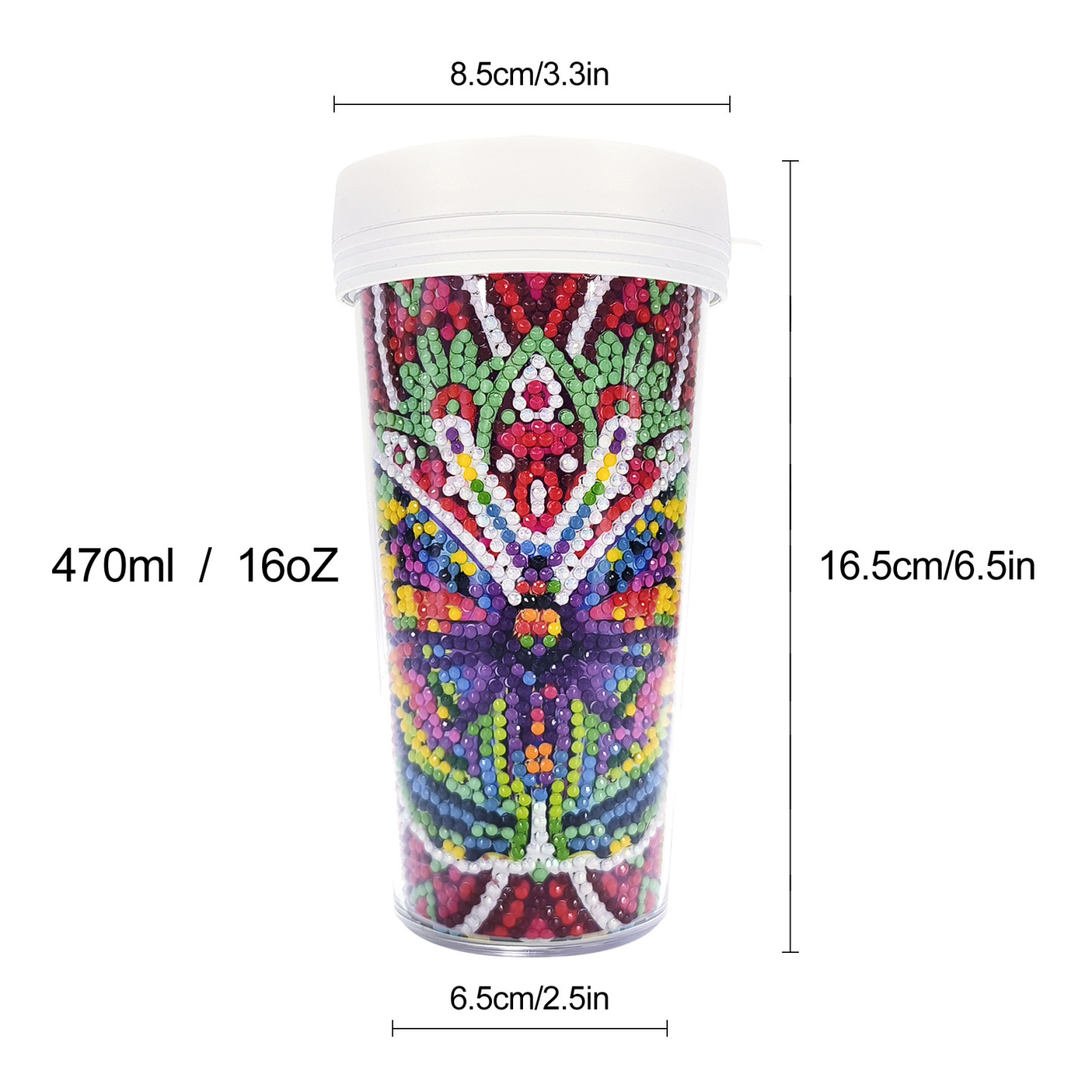 Customized diamond painting cup, Amazon cross-border handmade gift, dr