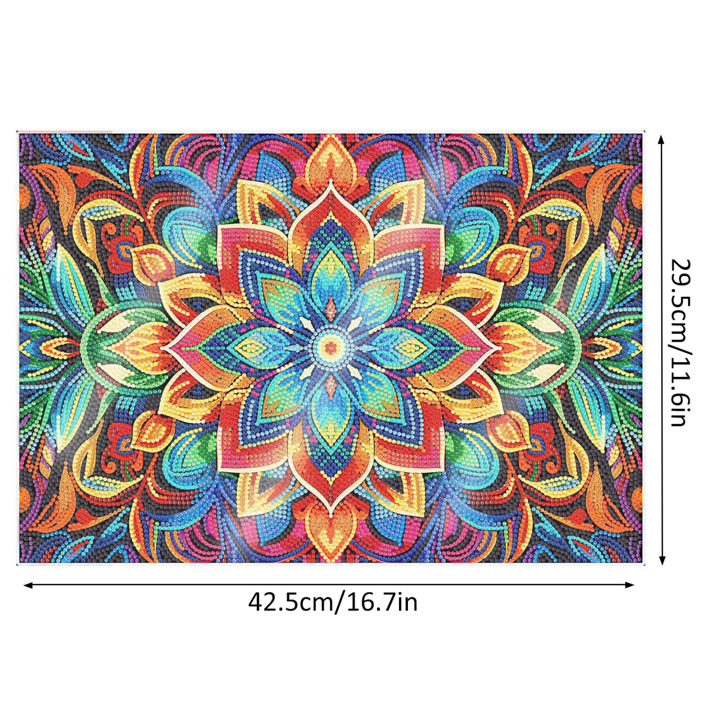 Diamond painting creative new dining mat PET home decoration birthday party decoration painting animal diamond sticker embroidery