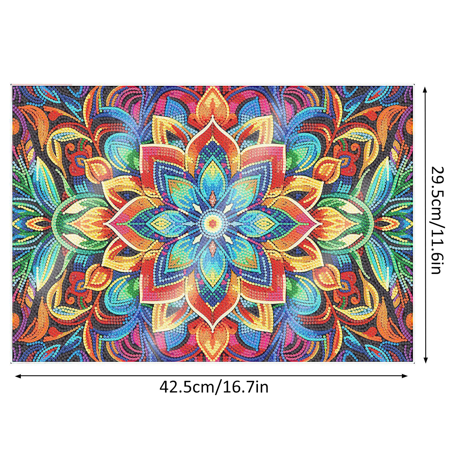 Diamond painting creative new dining mat PET home decoration birthday party decoration painting animal diamond sticker embroidery