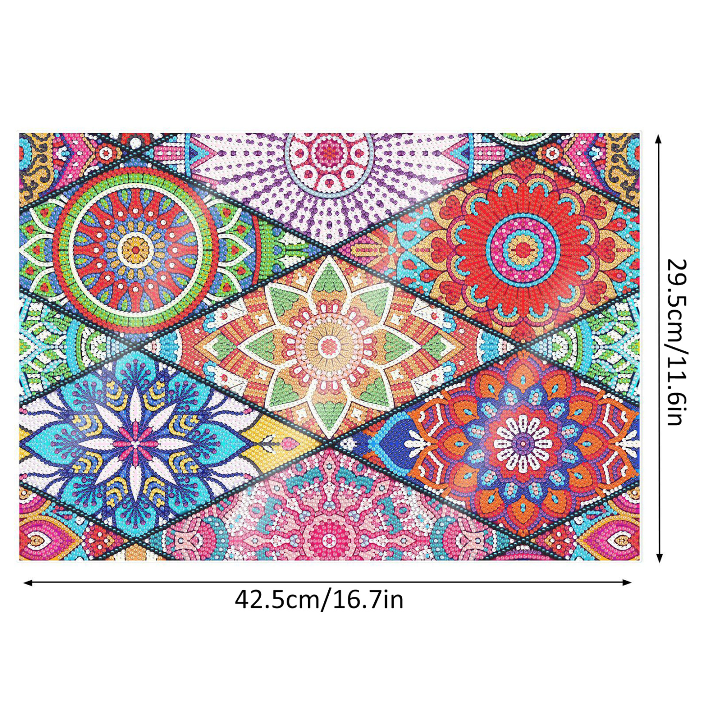 Diamond painting creative new dining mat PET home decoration birthday party decoration painting animal diamond sticker embroidery