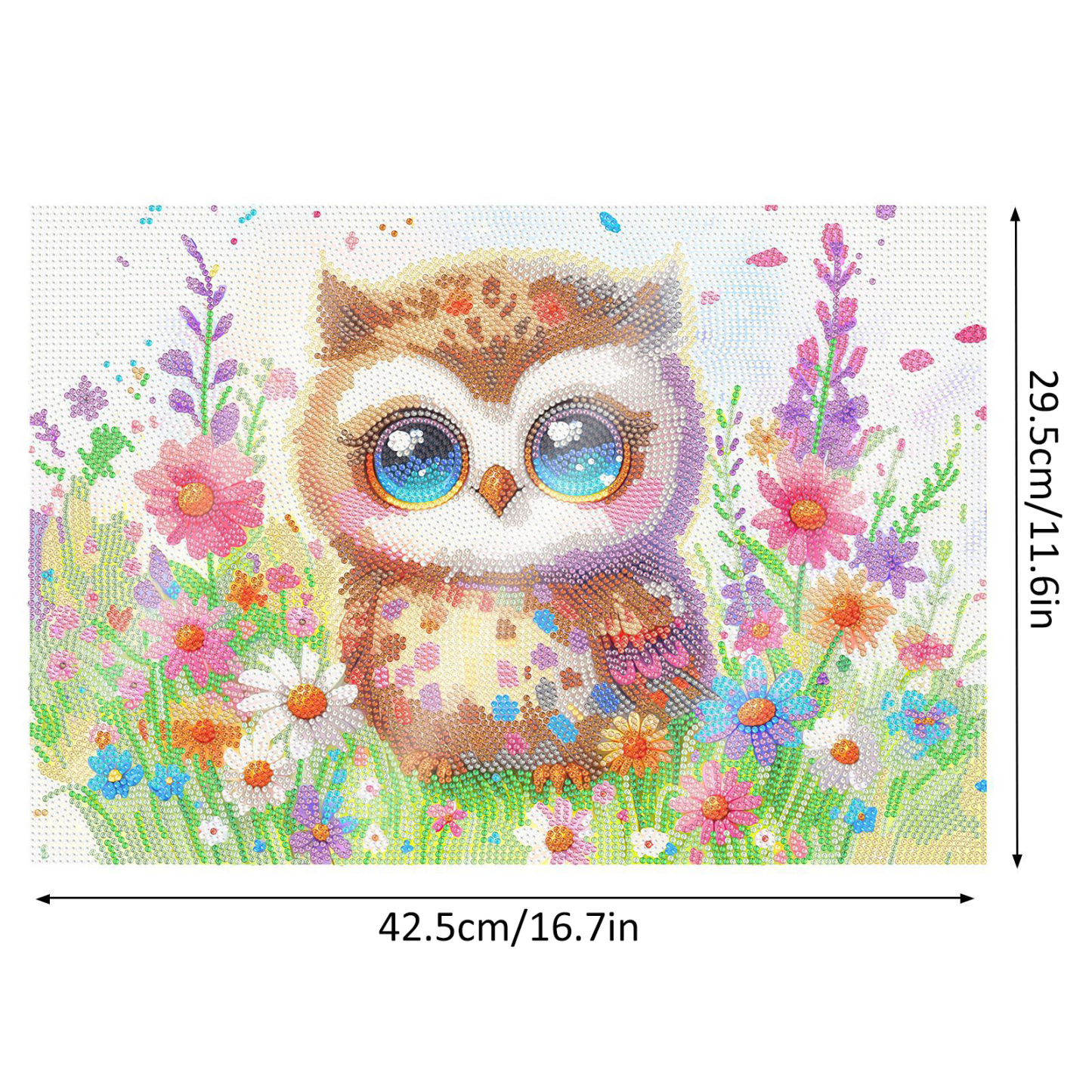 Diamond painting creative new dining mat PET home decoration birthday party decoration painting animal diamond sticker embroidery