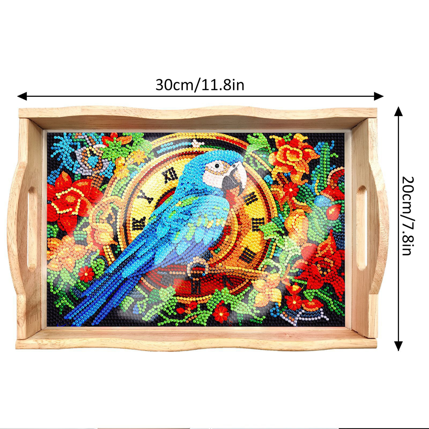 New Diamond Painting Plate DIY Handmade Square Wooden Tray Animal Mandala Diamond Stickers Wholesale Available