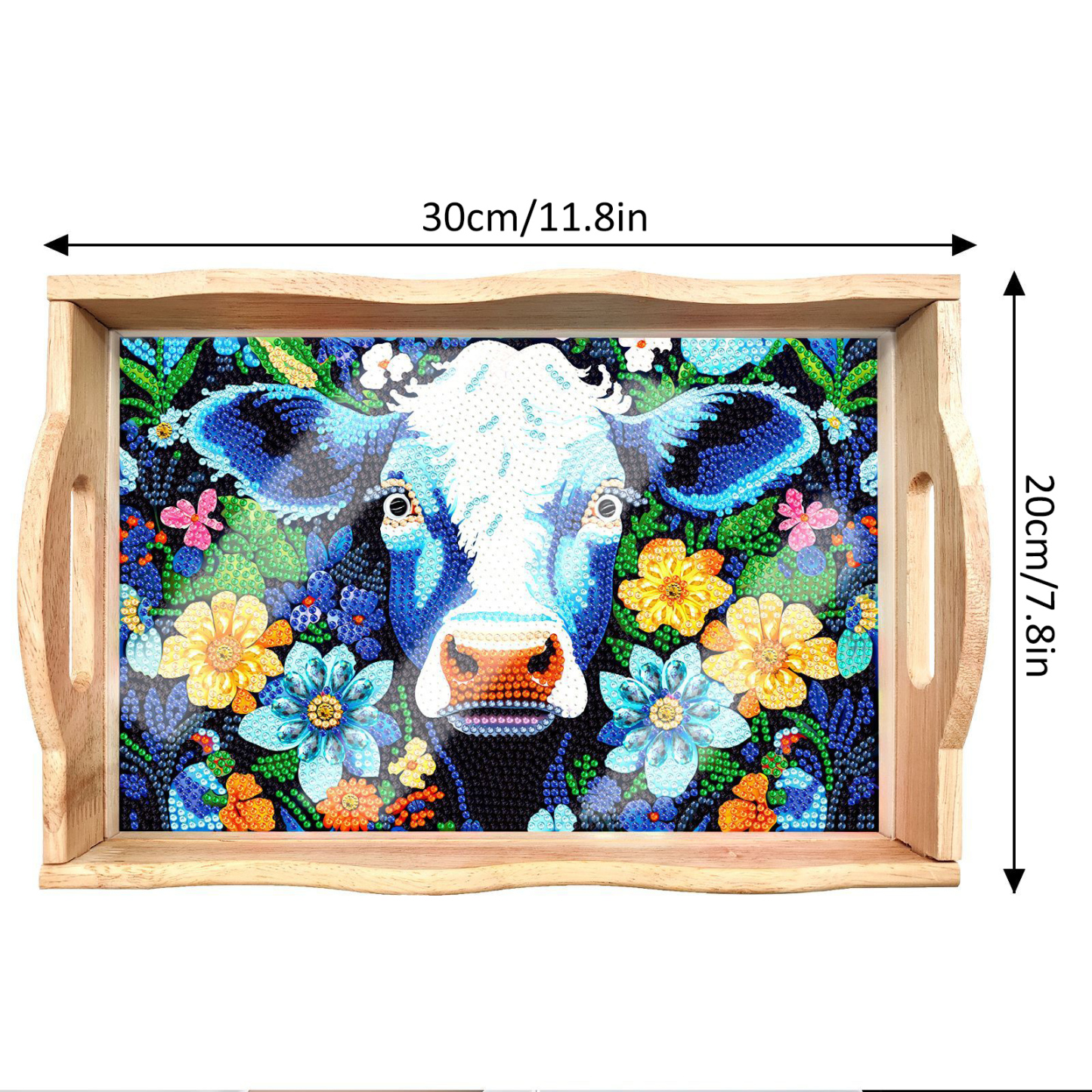 New Diamond Painting Plate DIY Handmade Square Wooden Tray Animal Mandala Diamond Stickers Wholesale Available