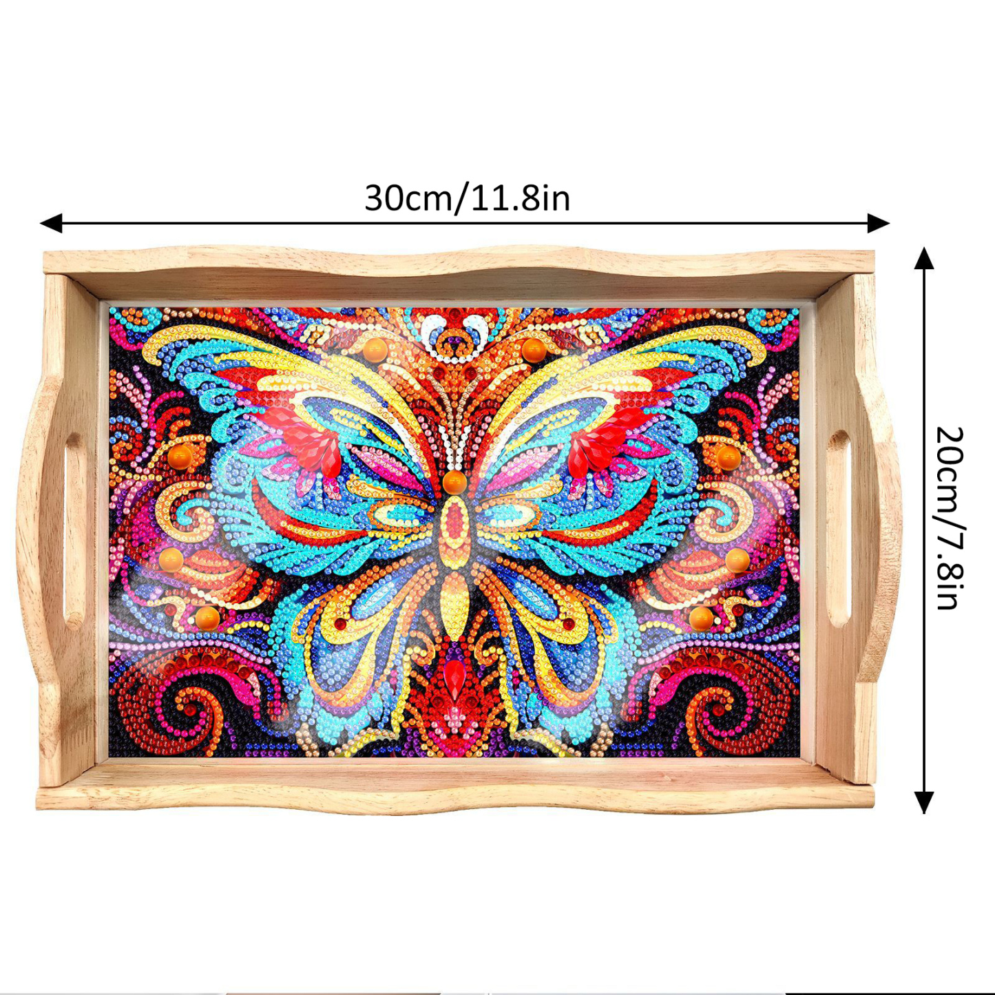 New Diamond Painting Plate DIY Handmade Square Wooden Tray Animal Mandala Diamond Stickers Wholesale Available