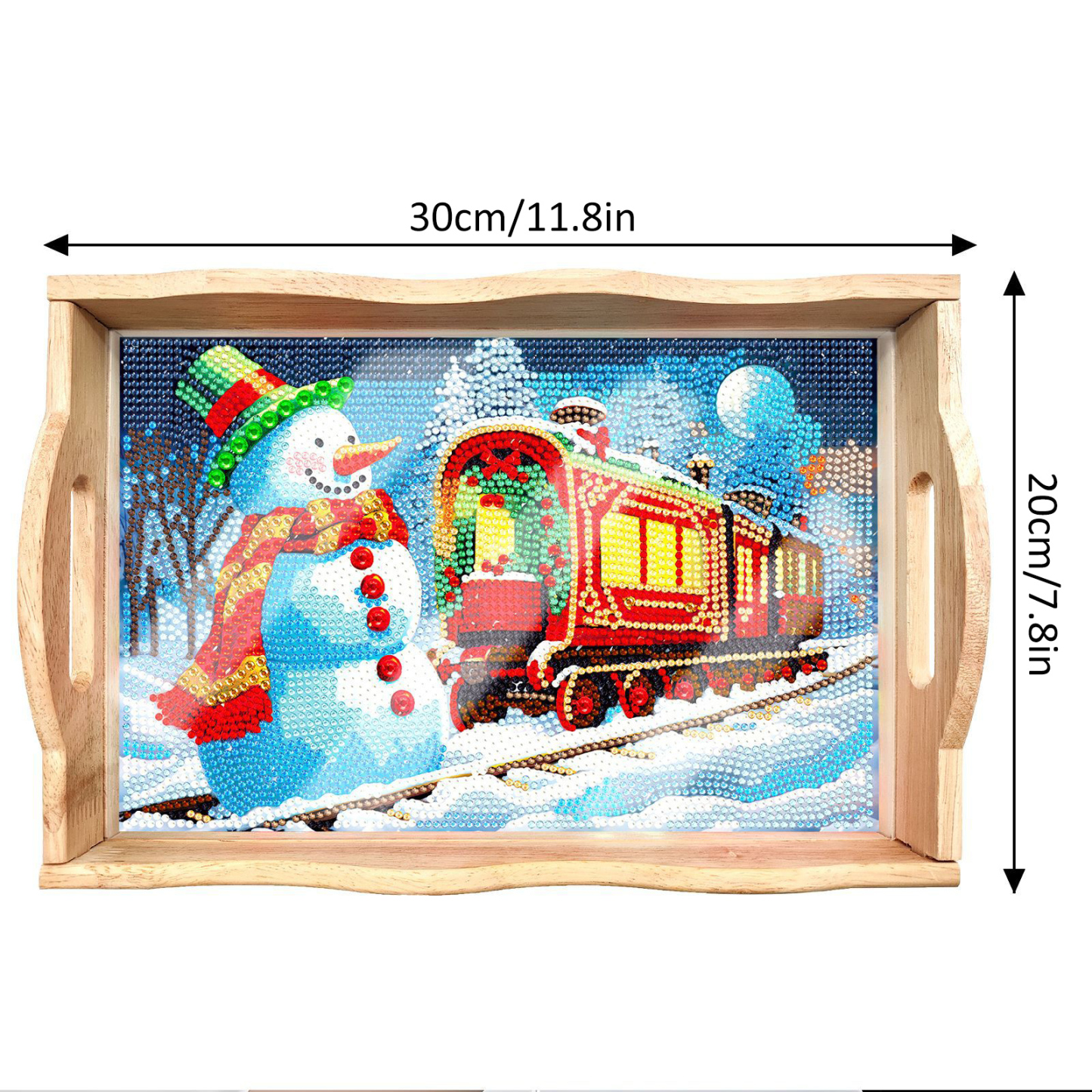 New Diamond Painting Plate DIY Handmade Square Wooden Tray Animal Mandala Diamond Stickers Wholesale Available