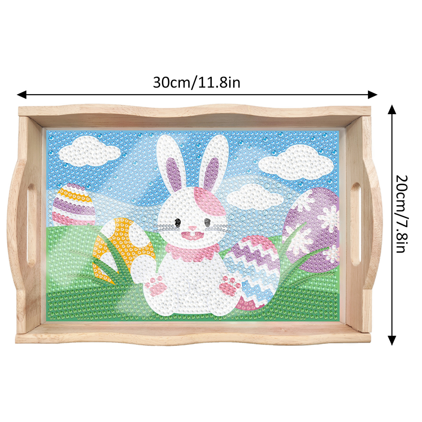 New Diamond Painting Plate DIY Handmade Square Wooden Tray Animal Mandala Diamond Stickers Wholesale Available