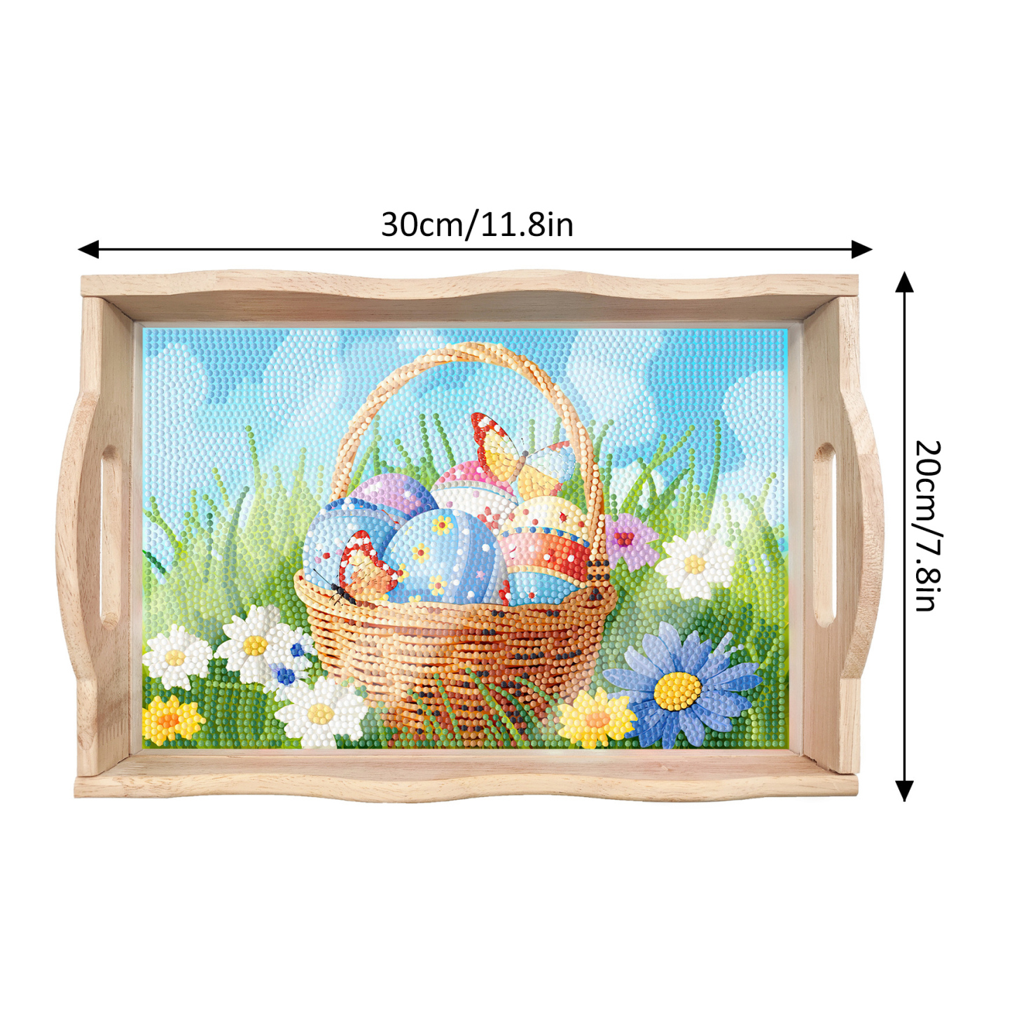 New Diamond Painting Plate DIY Handmade Square Wooden Tray Animal Mandala Diamond Stickers Wholesale Available