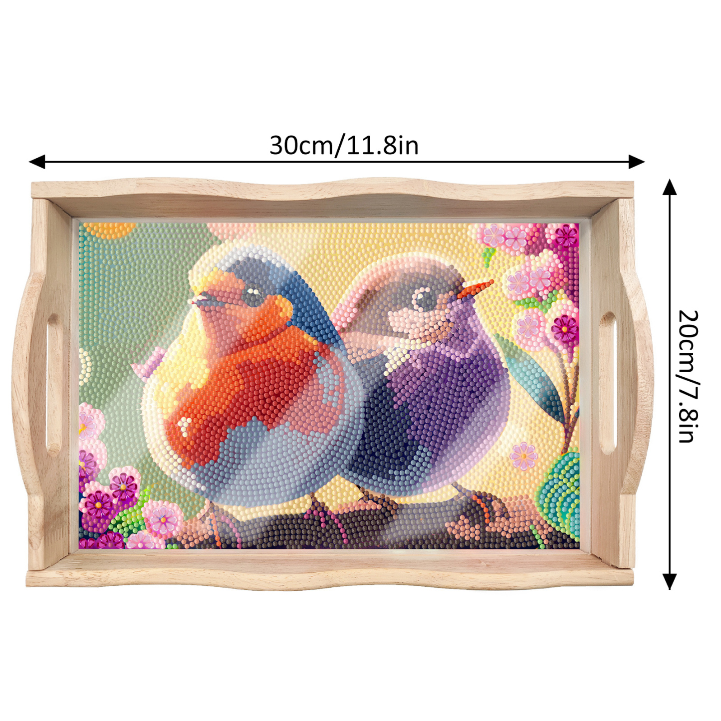 New Diamond Painting Plate DIY Handmade Square Wooden Tray Animal Mandala Diamond Stickers Wholesale Available