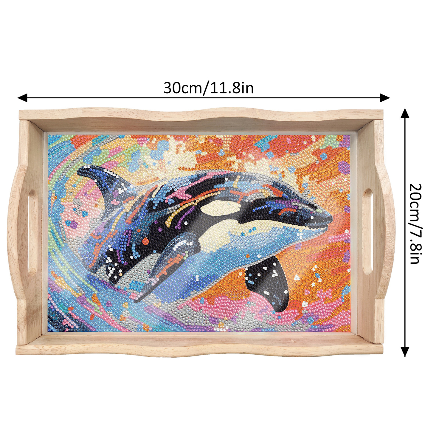 New Diamond Painting Plate DIY Handmade Square Wooden Tray Animal Mandala Diamond Stickers Wholesale Available
