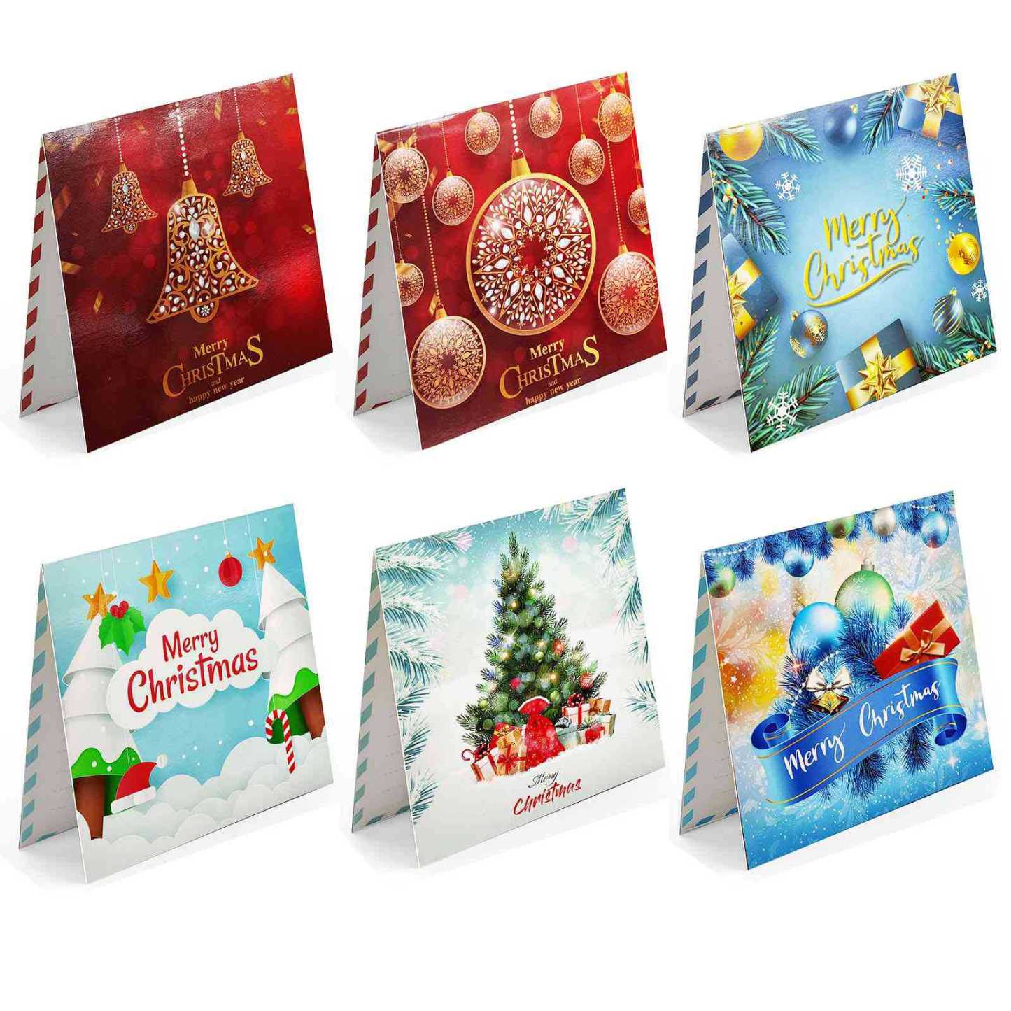Diamond painting DIY polka dot diamond greeting card Christmas gift birthday card cross-border new handmade polka dot diamond Christmas sticker diamond greeting card