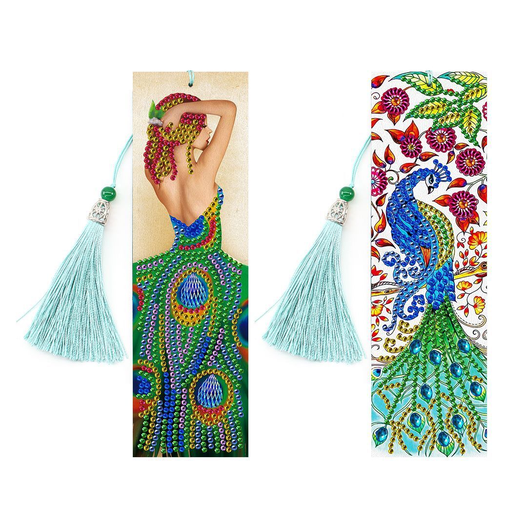 New Diamond Painting Bookmark 5d Cross border DIY Bright Diamond Alien