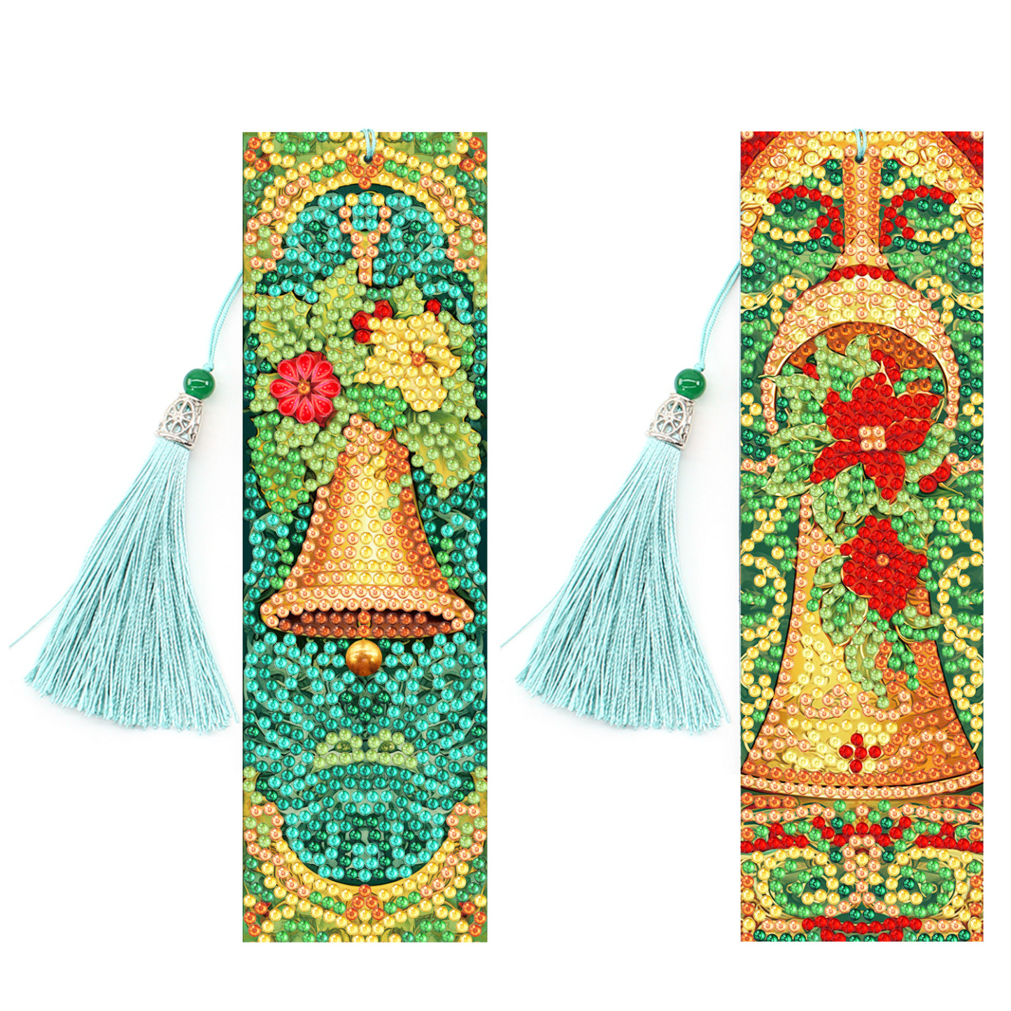 New Diamond Painting Bookmark 5d Cross border DIY Bright Diamond Alien Diamond Bookmark with Pendant Foreign Trade Set Wholesale
