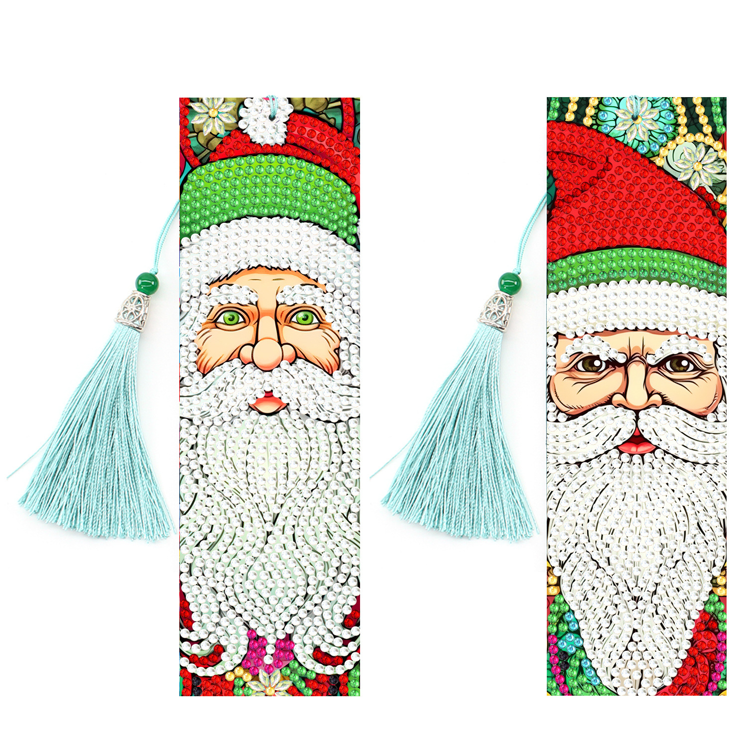 New Diamond Painting Bookmark 5d Cross border DIY Bright Diamond Alien Diamond Bookmark with Pendant Foreign Trade Set Wholesale