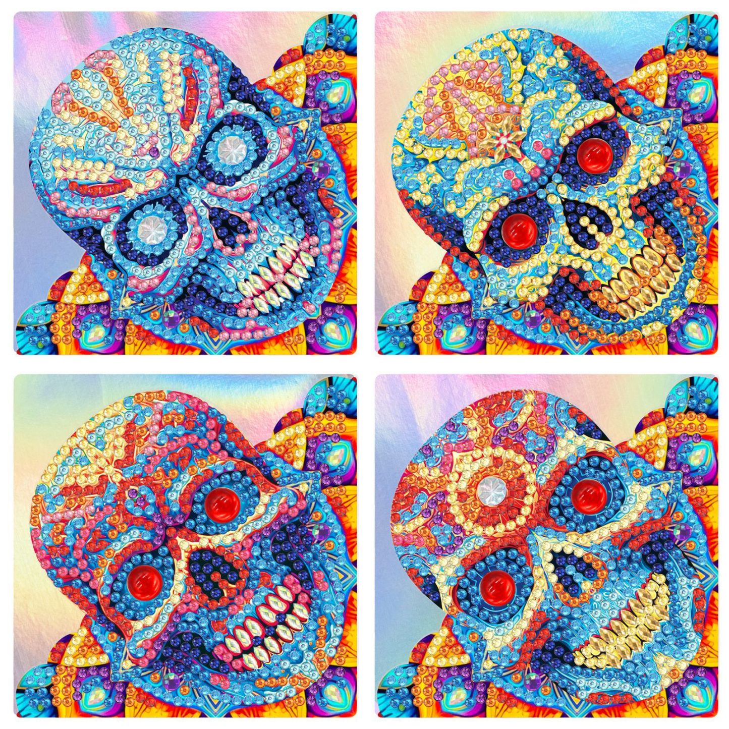 New Diamond Drawing Bag Corner Bookmark Creative DIY Dot Diamond PET Laser Cartoon Decoration Handmade Drawing Wholesale
