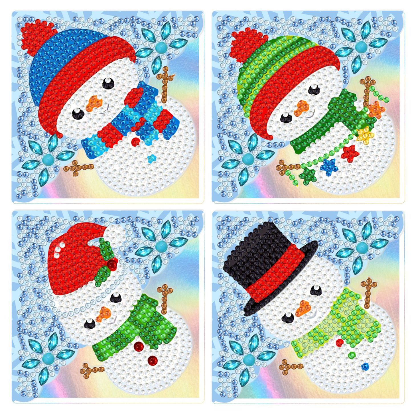 New Diamond Drawing Bag Corner Bookmark Creative DIY Dot Diamond PET Laser Cartoon Decoration Handmade Drawing Wholesale