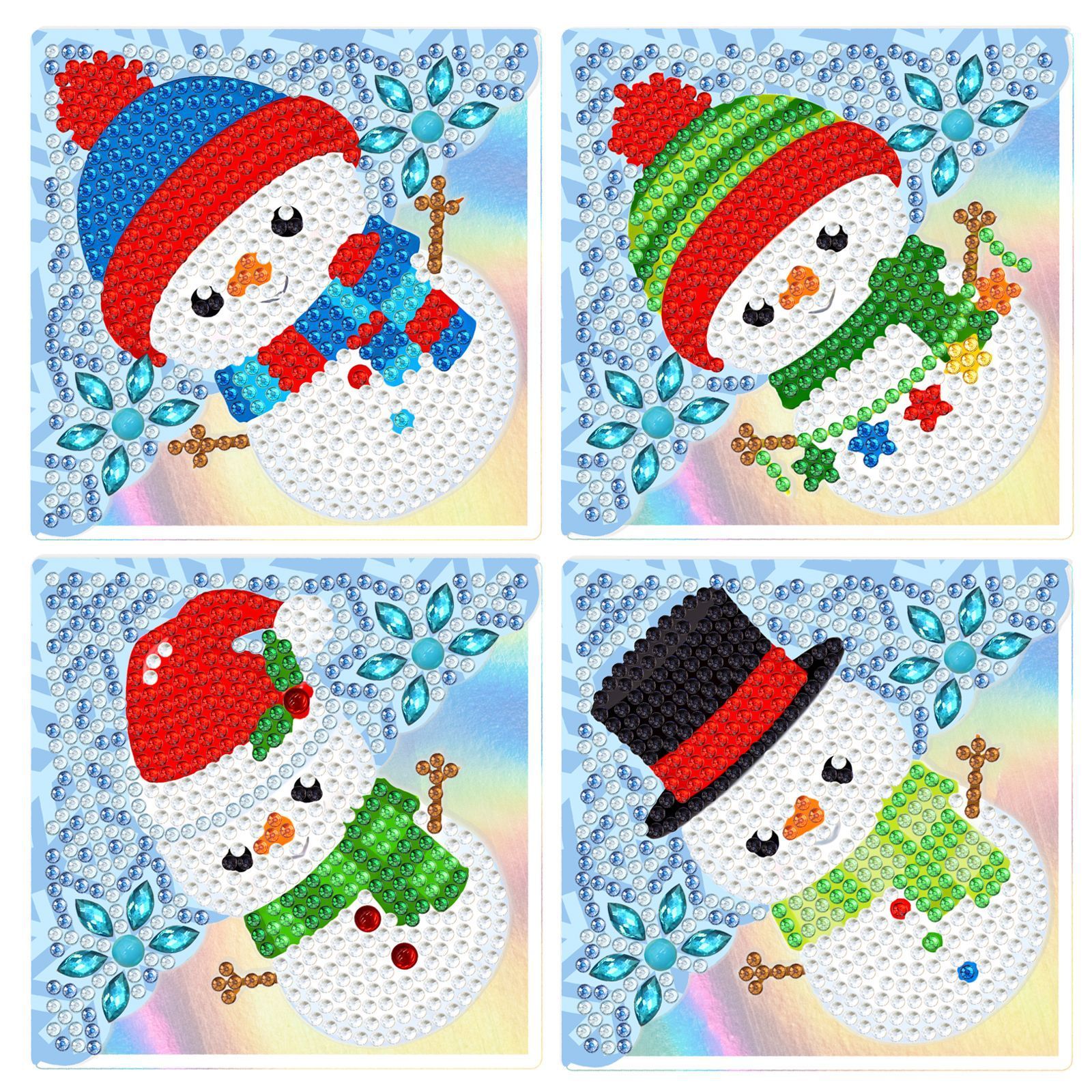 New Diamond Drawing Bag Corner Bookmark Creative DIY Dot Diamond PET Laser Cartoon Decoration Handmade Drawing Wholesale