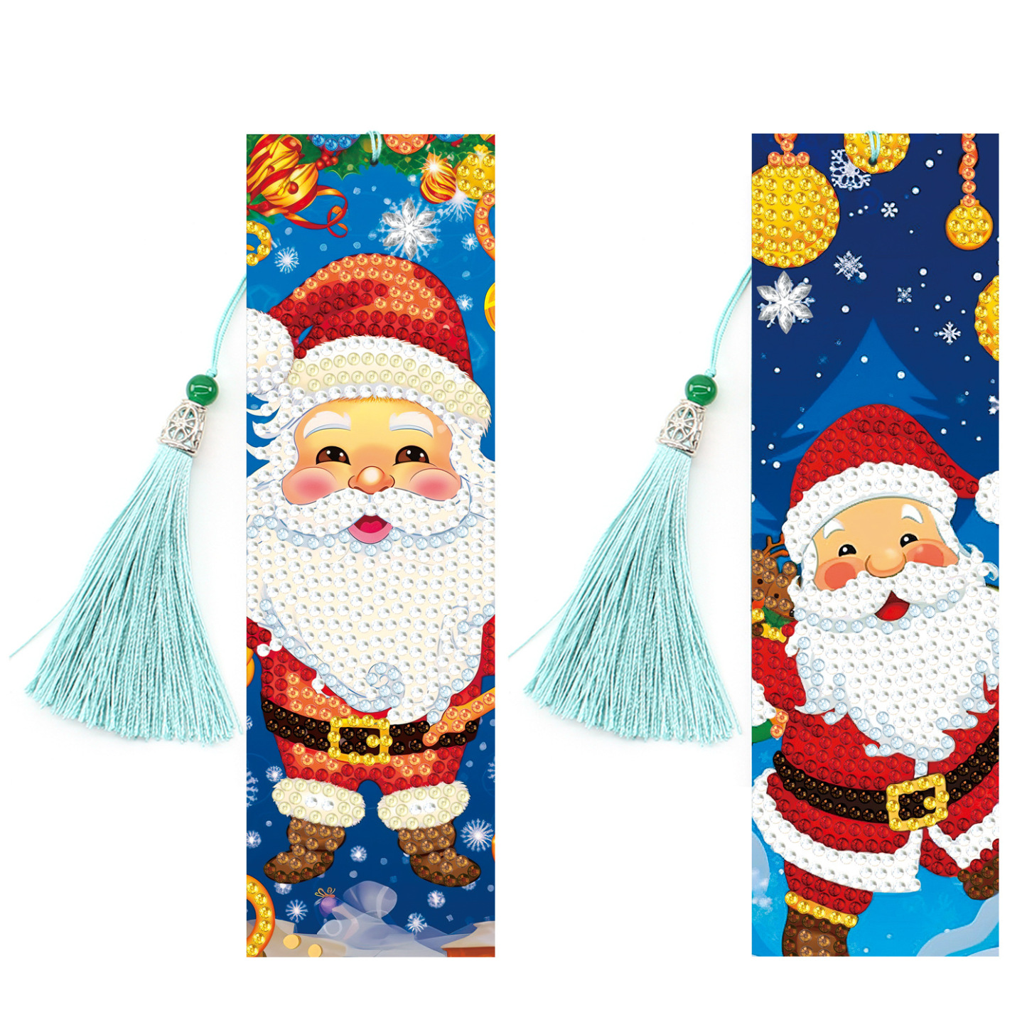 New Diamond Painting Bookmark 5d Cross border DIY Bright Diamond Alien Diamond Bookmark with Pendant Foreign Trade Set Wholesale