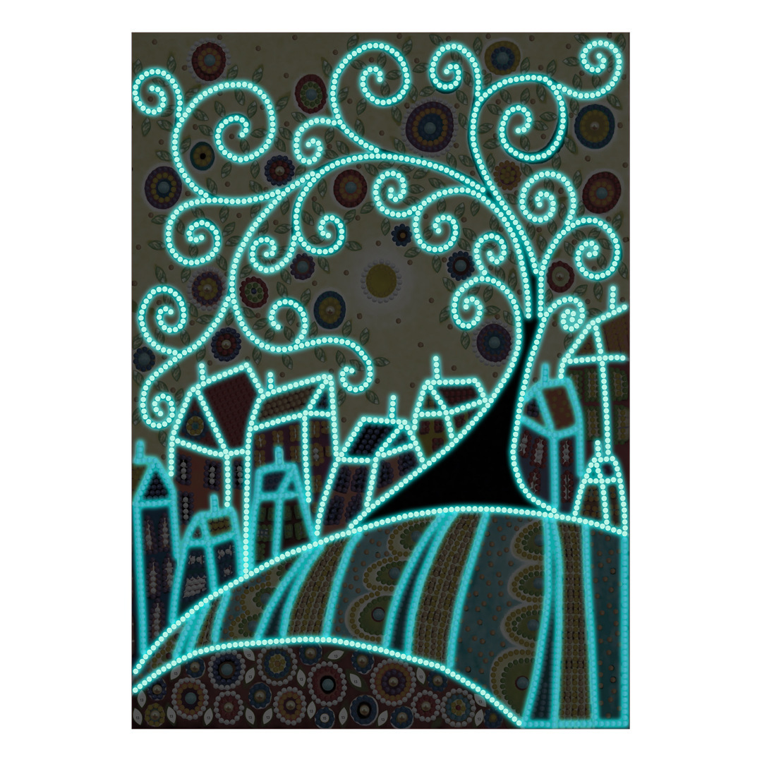 Diamond painting 5d handmade cross stitch luminous diamond embroidery living room bedroom decoration painting