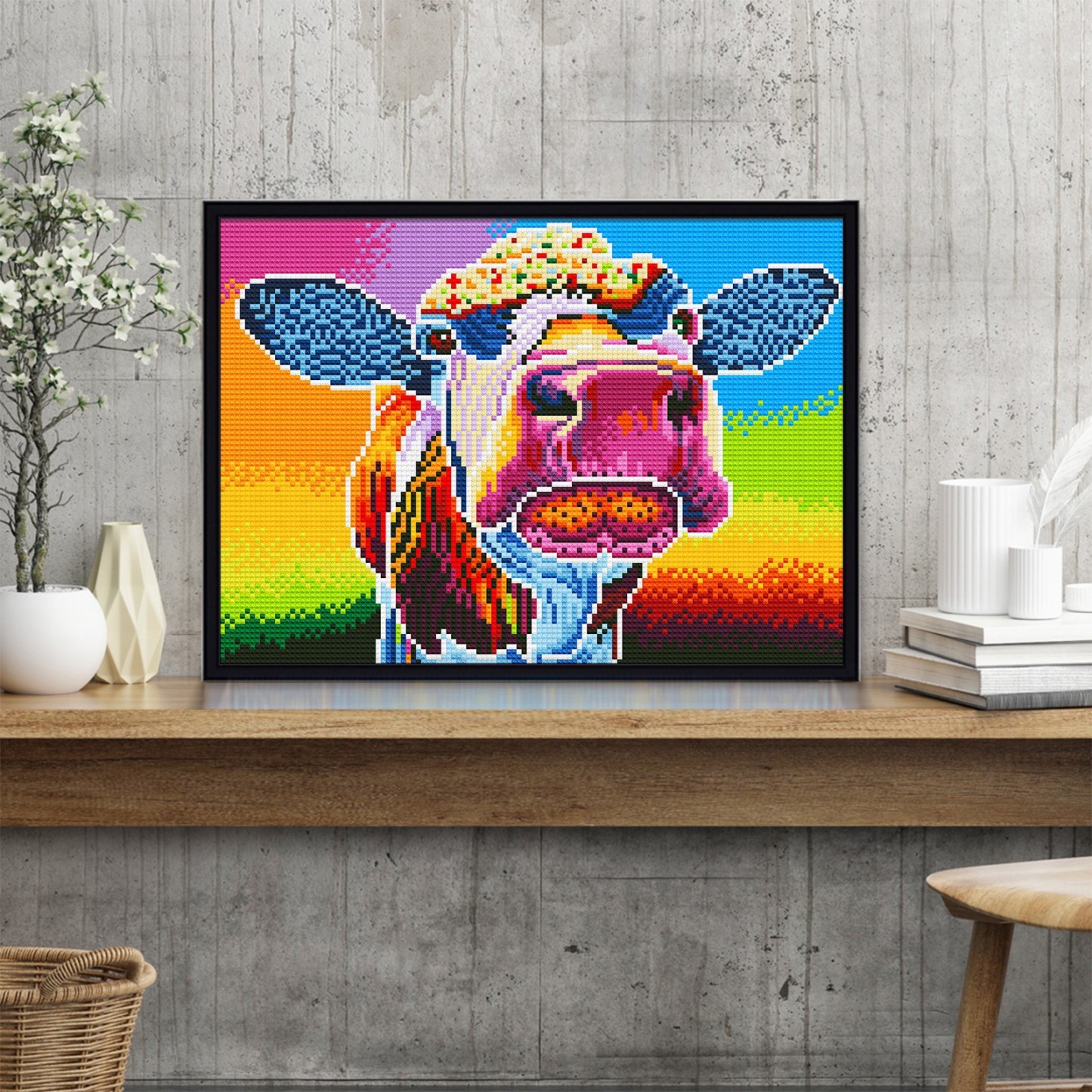 Diamond painting 5d handmade cross stitch luminous diamond embroidery living room bedroom decoration painting