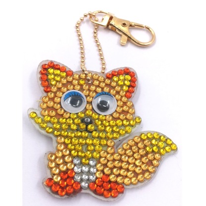 Acrylic diamond painting keychain DIY handmade keychain diamond embroidery customization