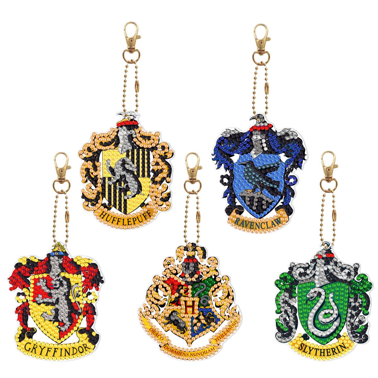 Diamond painting DIY keychain Christmas style keychain handmade diamond pasting Easter keychain Spring Festival diamond painting