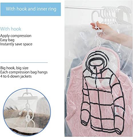 Hanging Vacuum Storage Bags 🔥