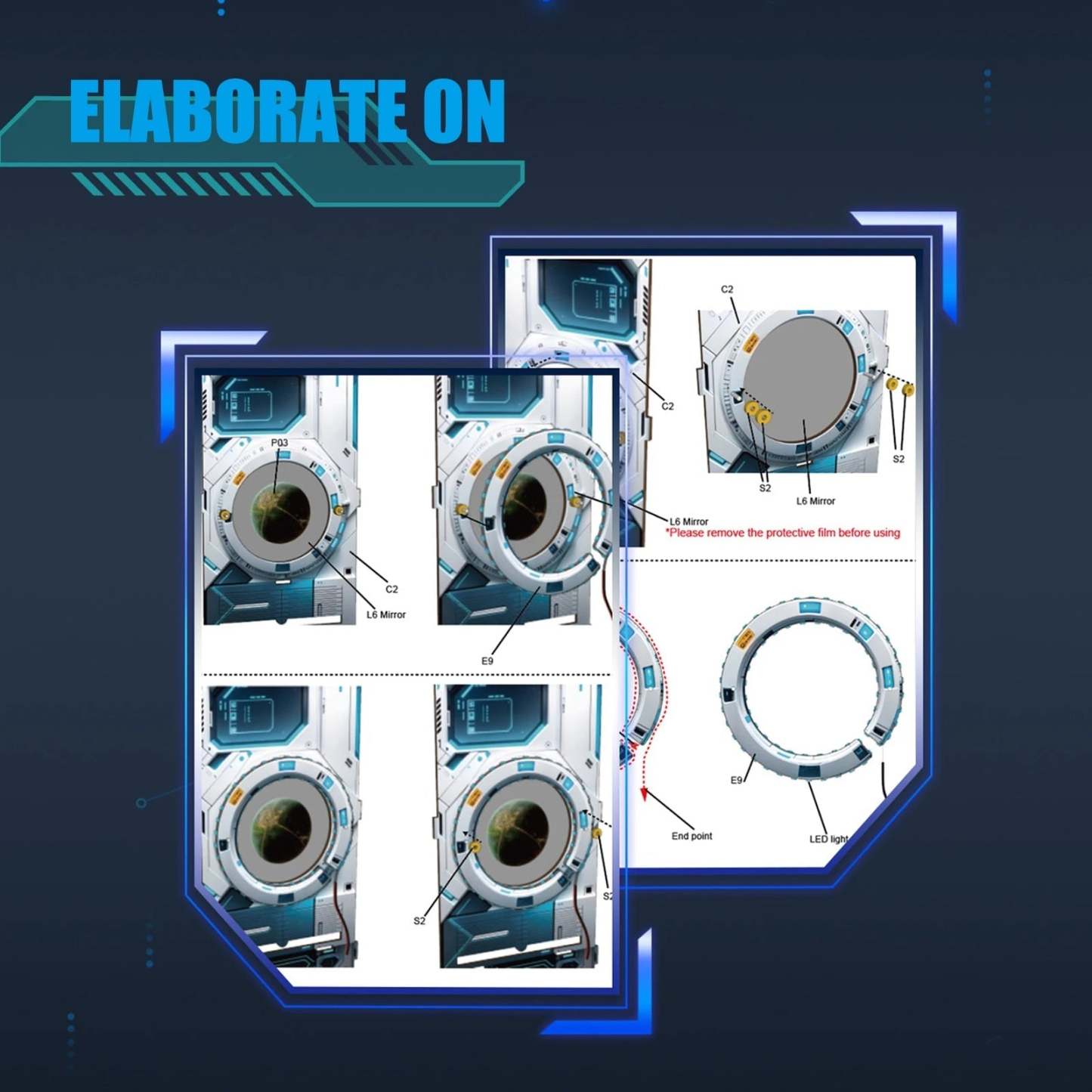 Alien Space Station DIY Book Nook Kit