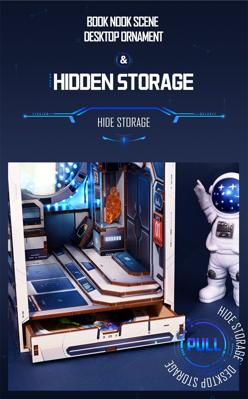 Alien Space Station DIY Book Nook Kit