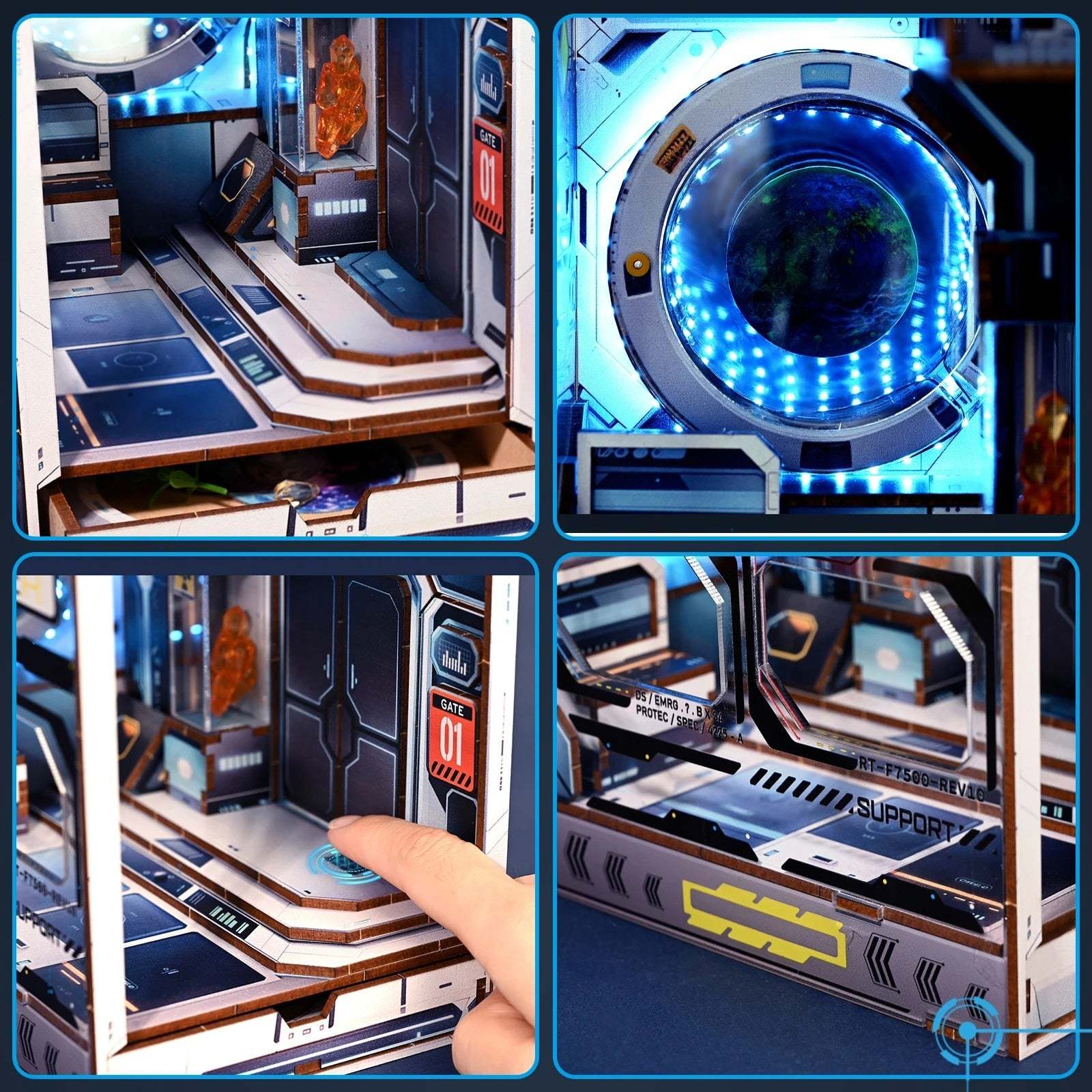 Alien Space Station DIY Book Nook Kit
