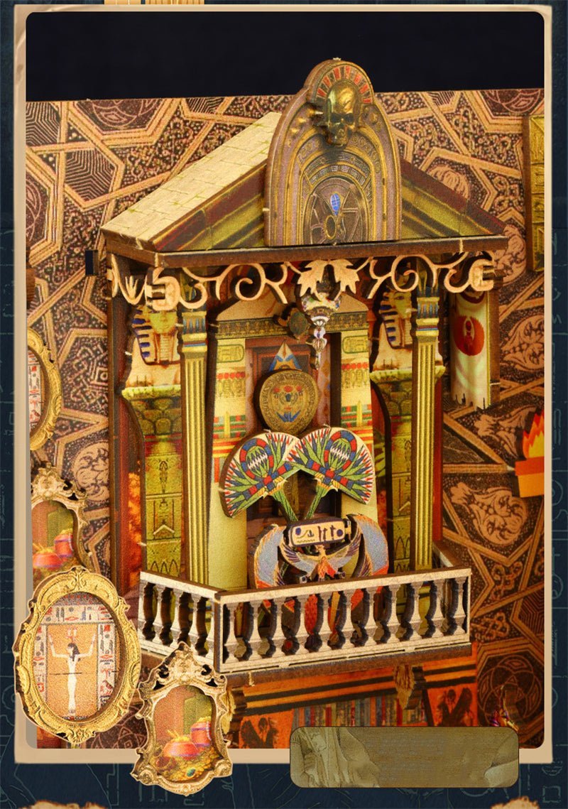 Ancient Egyptian Palace DIY Book Nook