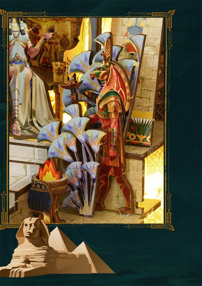 Ancient Egyptian Palace DIY Book Nook