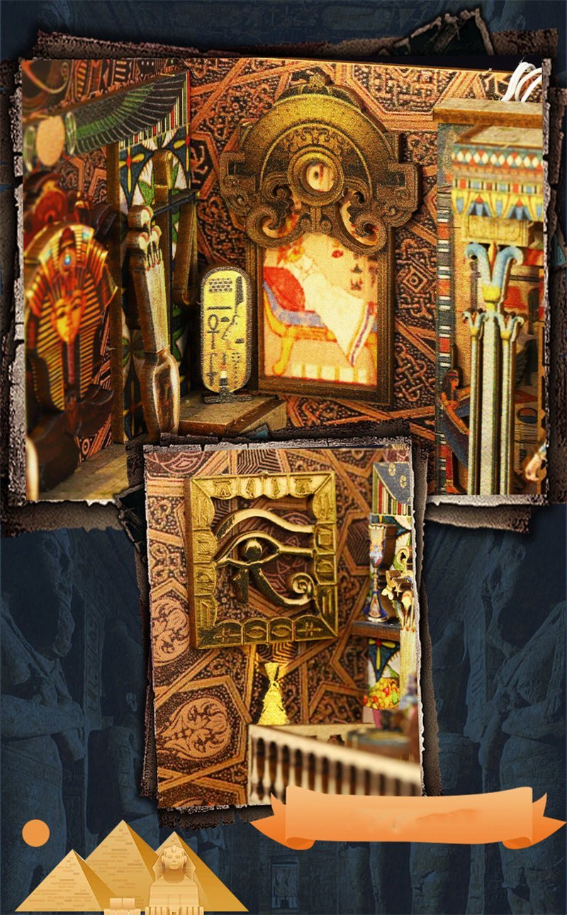Ancient Egyptian Palace DIY Book Nook