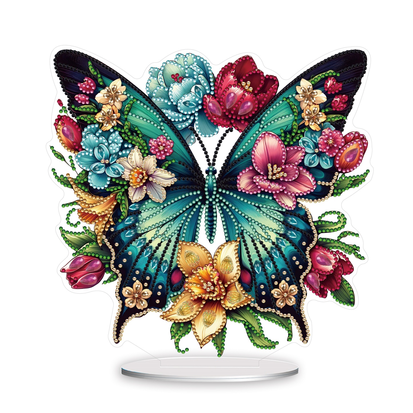 5D DIY Special Shape Diamond Painting Desk Ornament Butterfly Decor Kit