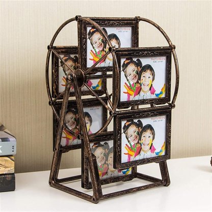 🎡 Retro Vintage Rotating Ferris Wheel Picture Frame