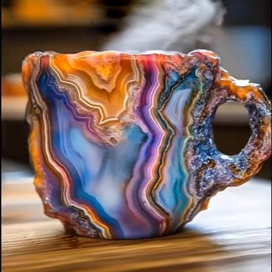 (🌲Early Christmas Sale - 49% OFF) ✨️2024 New Mineral Crystal Coffee Mugs