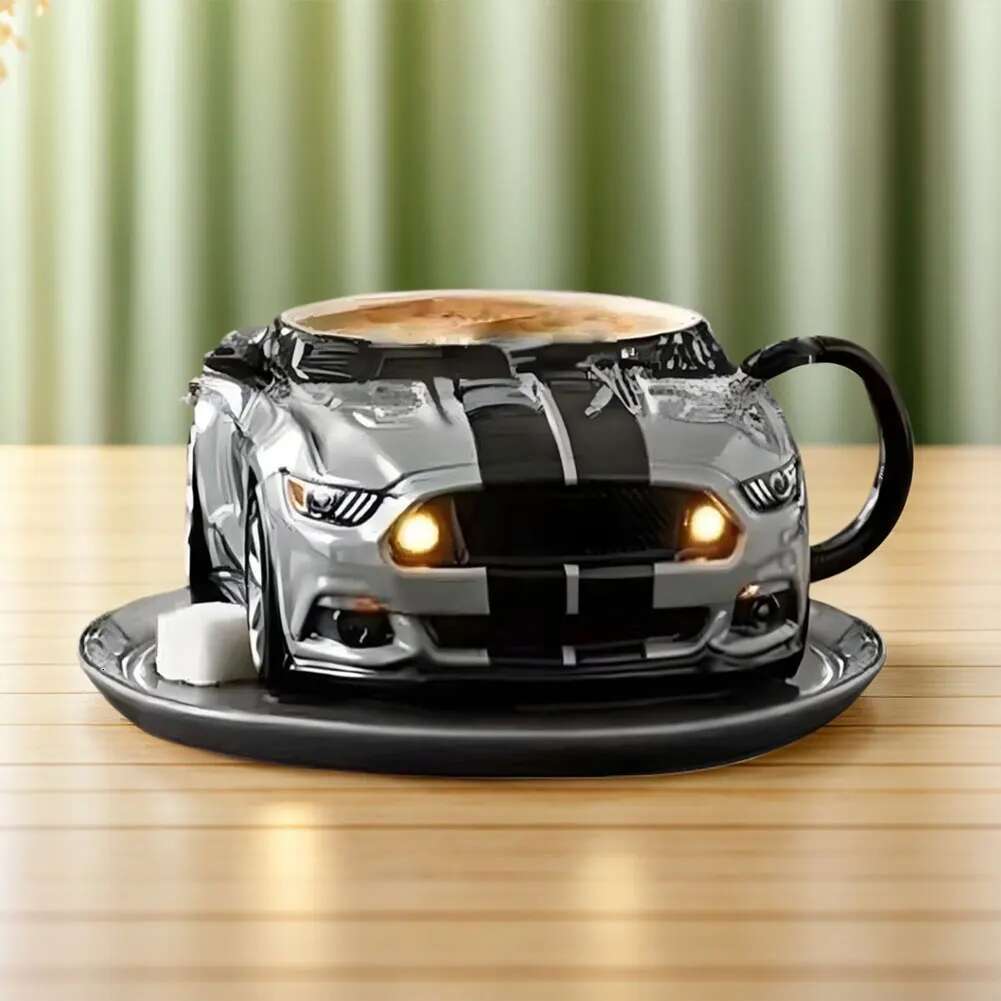 Durable Car Shaped Mug Creative Funny Novelty Drinkware Gifts For Men Handcrafted Coffee Cup For Home Office