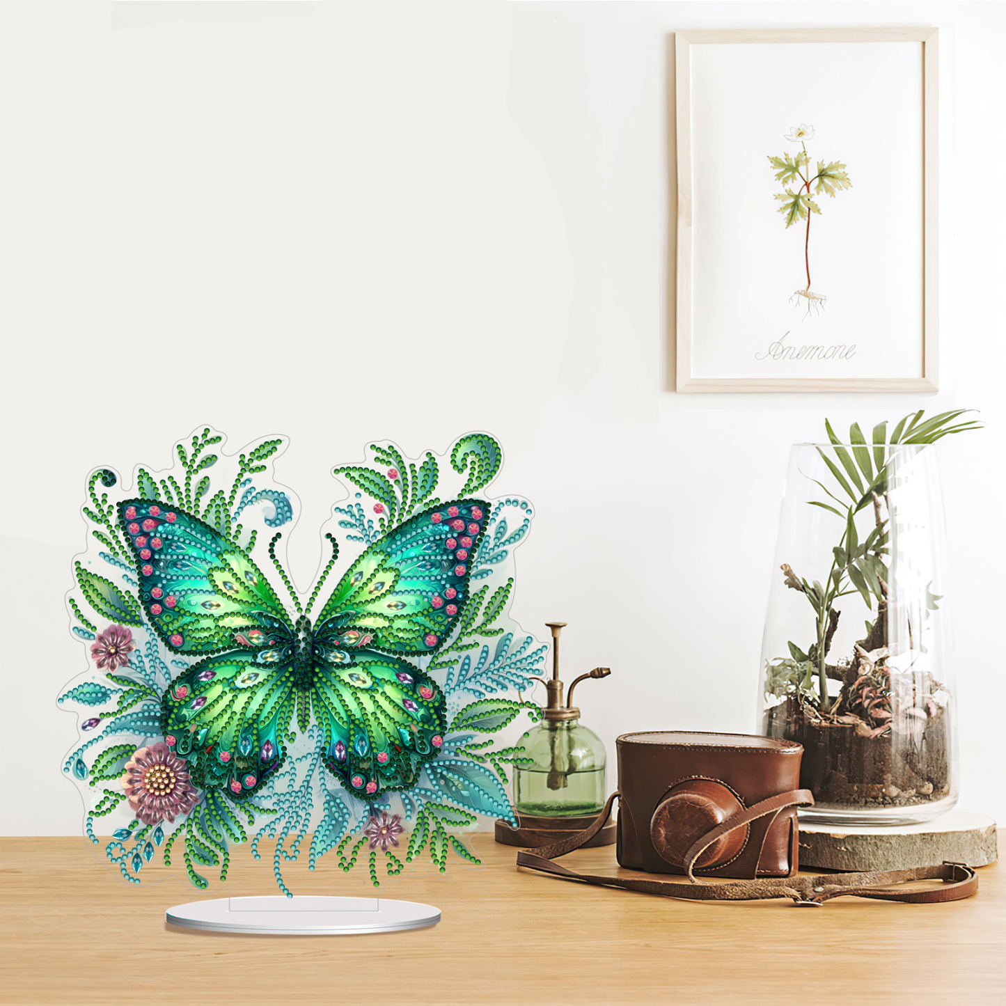 5D DIY Special Shape Diamond Painting Desk Ornament Butterfly Decor Kit