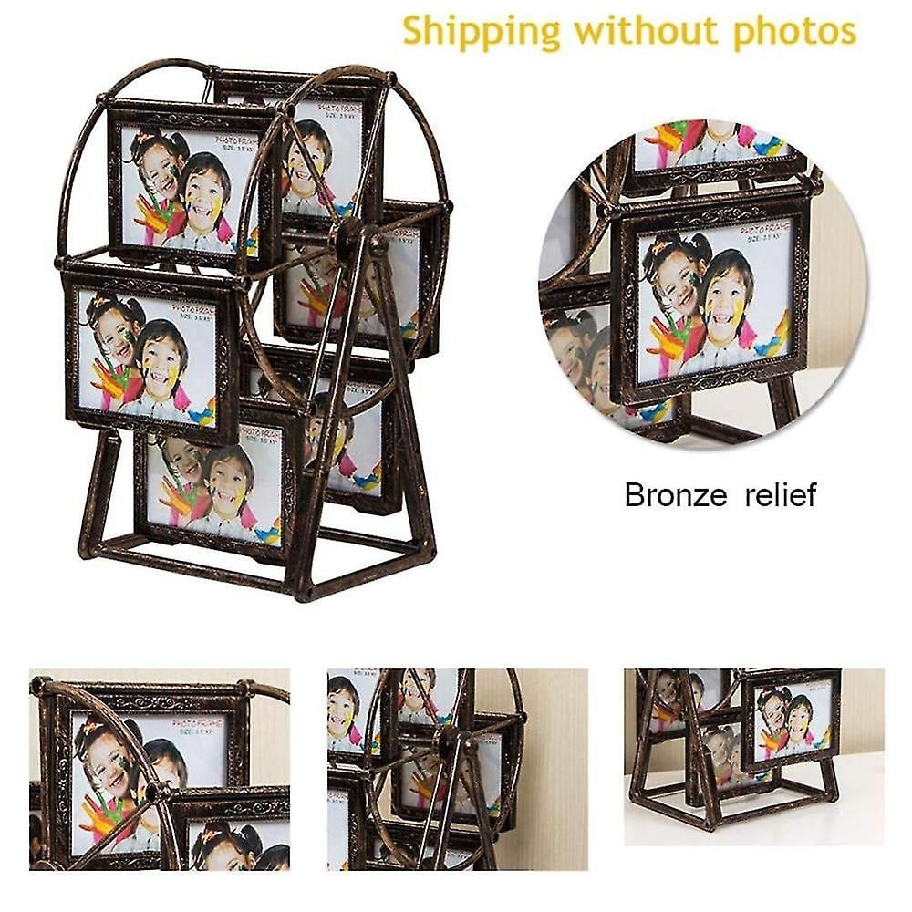 🎡 Retro Vintage Rotating Ferris Wheel Picture Frame