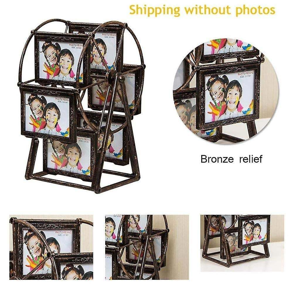 🎡 Retro Vintage Rotating Ferris Wheel Picture Frame
