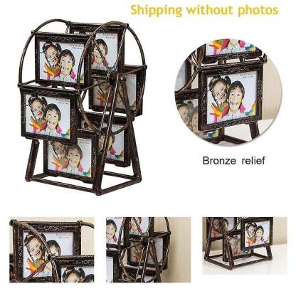 🎡 Retro Vintage Rotating Ferris Wheel Picture Frame