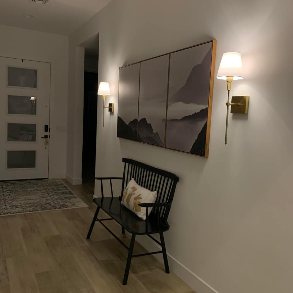 Nordic wall lamp rechargeable wireless wall lamp