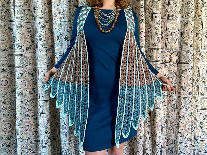 Crochet Vest Pattern-Cloud Rider Vest