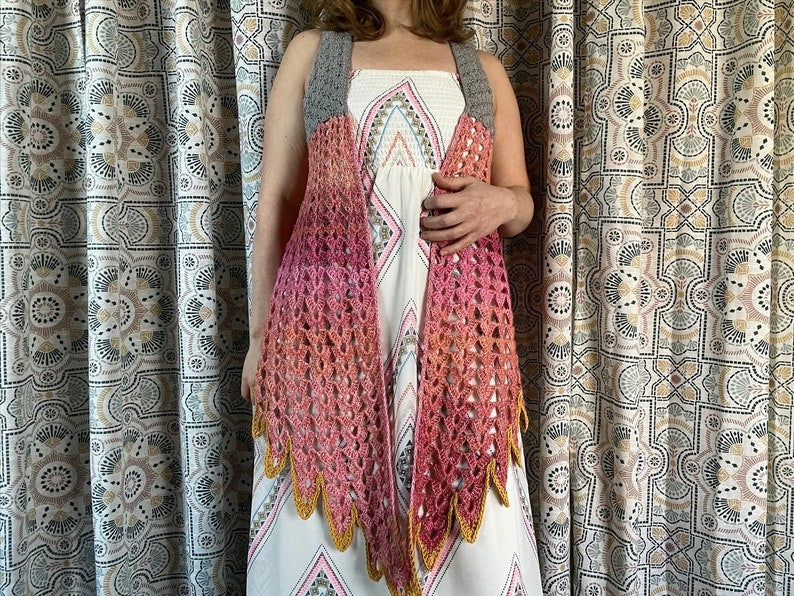 Crochet Vest Pattern-Cloud Rider Vest