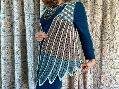 Crochet Vest Pattern-Cloud Rider Vest